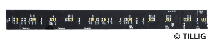 TILLIG 08866 - TT LED-Innenbeleuchtung Analog/Digital, Bausatz für 4achsige Rekowagen